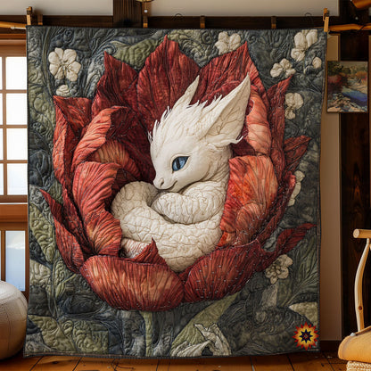 Baby Dragon In Flower WY1112001CL Quilt