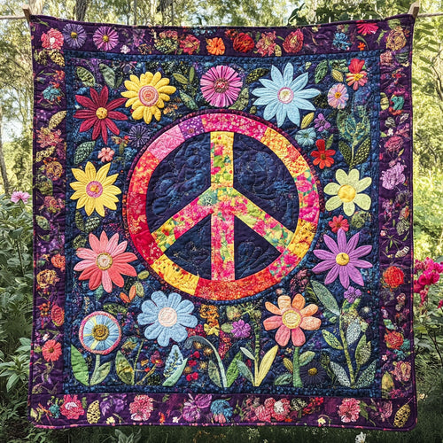 Peace Blooming Wildflowers WT0602014CL Quilt