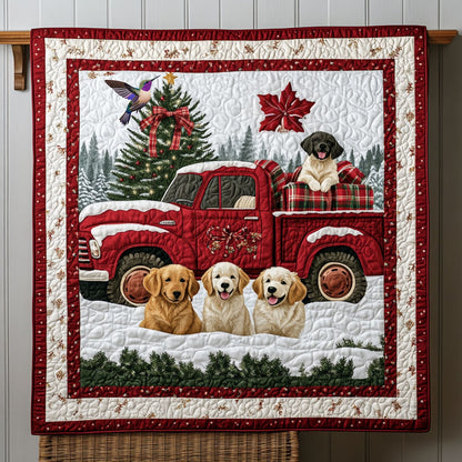 Dog Christmas Truck WX2910009CL Quilt