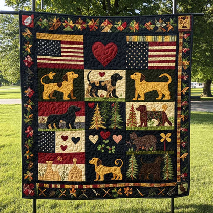 Dachshund Heartland WN2709108CL Quilt