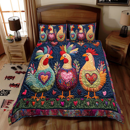 Patchwork Chicken WJ1811035CL Duvet Cover Set