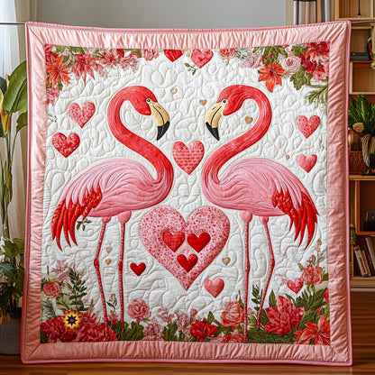 Love Flamingo WJ1112034CL Quilt