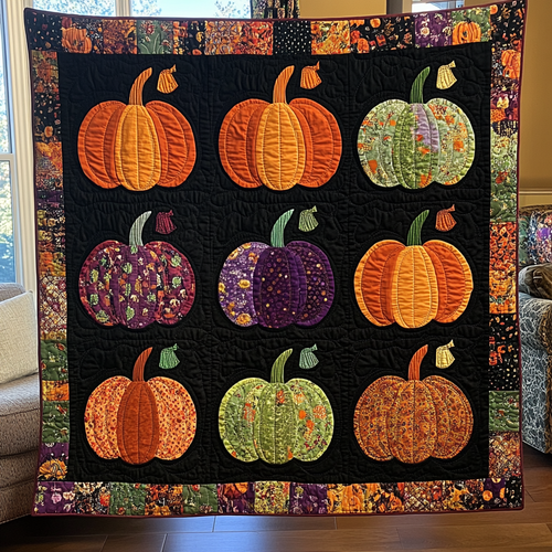 Pumpkins XR2609005CL Quilt