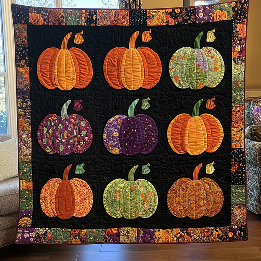 Pumpkins XR2609005CL Quilt