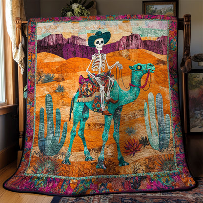 Desert Skeleton Cowboy WN0411041CL Quilt