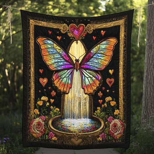 Butterfly Tree And Flower WT2201006CL Quilt