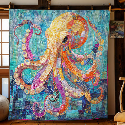 Patchwork Octopus WY0801043CL Quilt