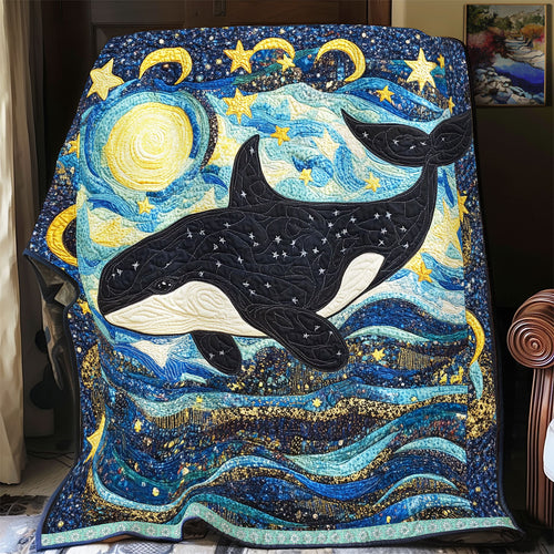 Whale Starry Night  WX2112045CL Quilt