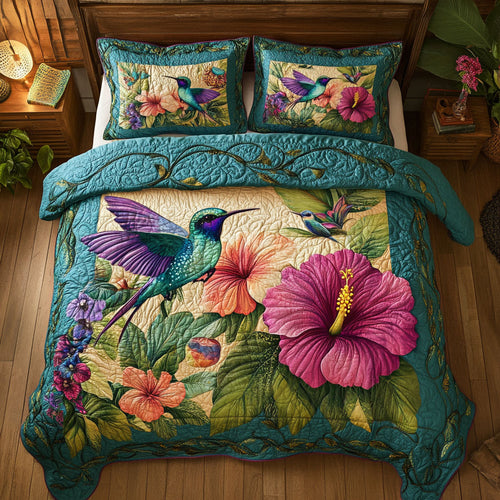 Hummingbird Hibiscus WT2702006CL Duvet Cover Set