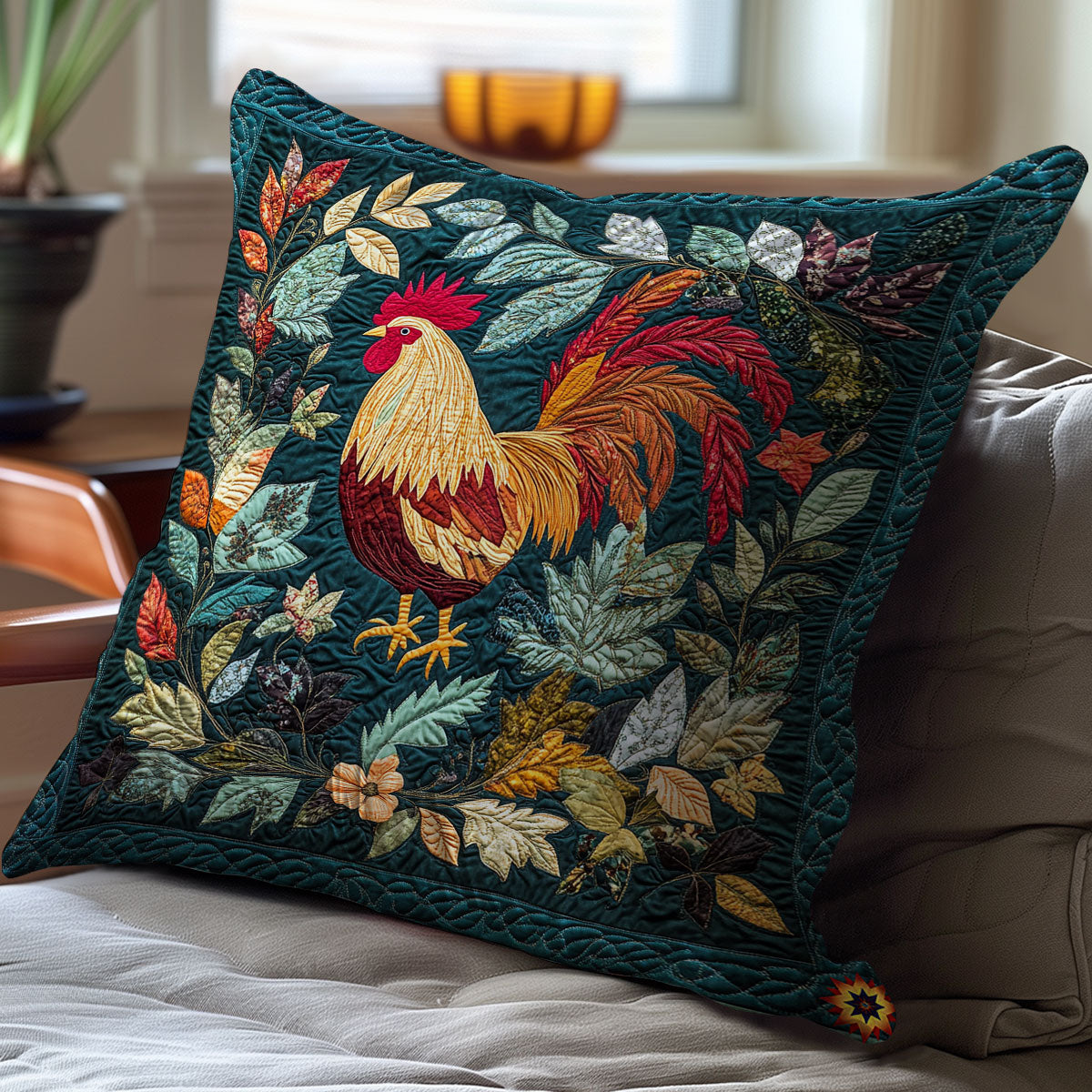 Chicken WY0911044CL Quilt Pillow Case