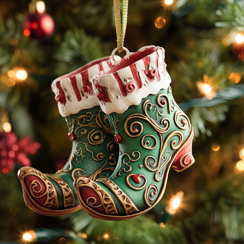 Curly Boot CP2411119CL Christmas Ornament