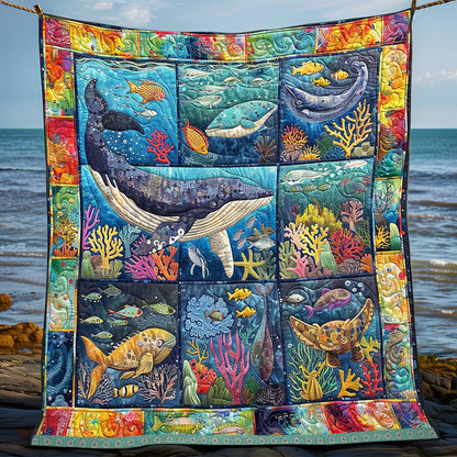 Whale Neighborhood WP0509052CL Quilt