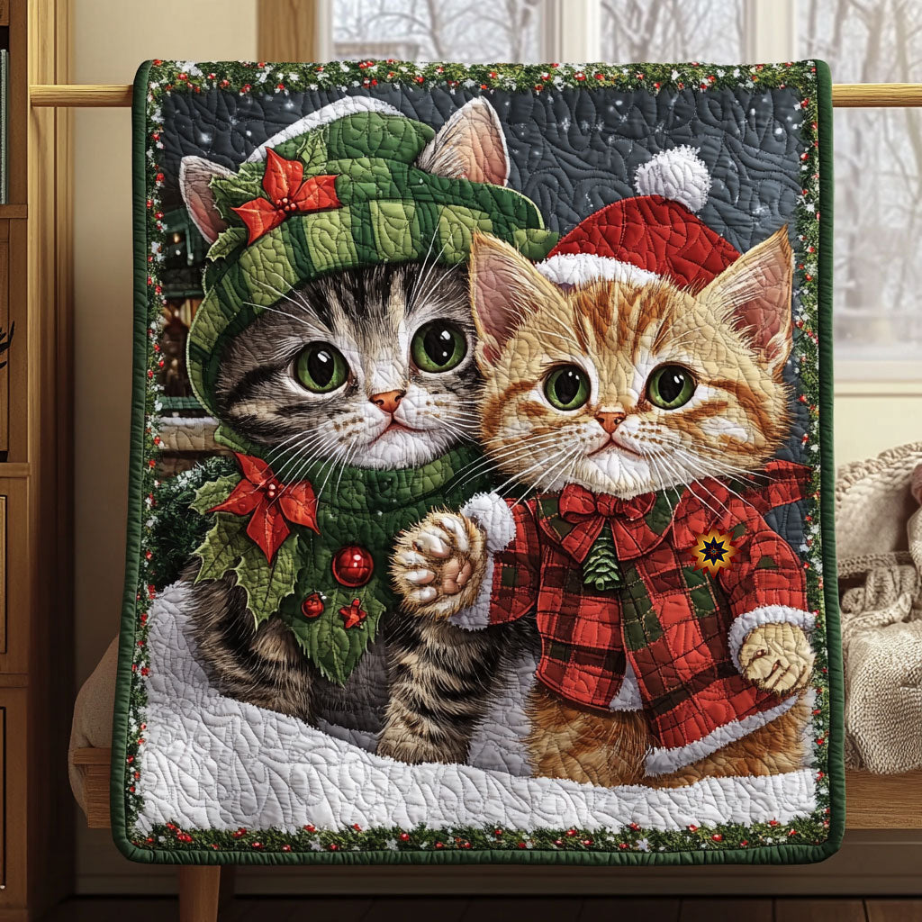 Scottish Fold Christmas WT1110023CL Quilt