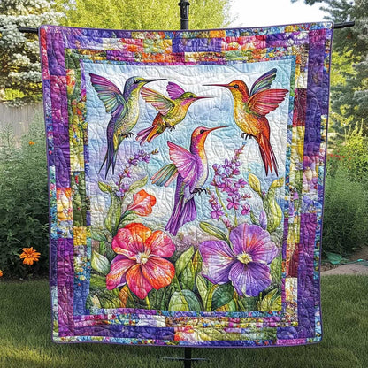 Hummingbird Tropical Blossom WN2809007CL Quilt