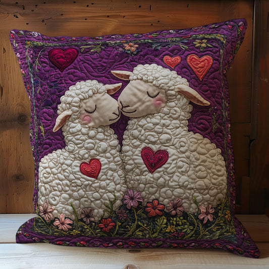 Couple Sheep WY2701020CL Quilt Pillow Case
