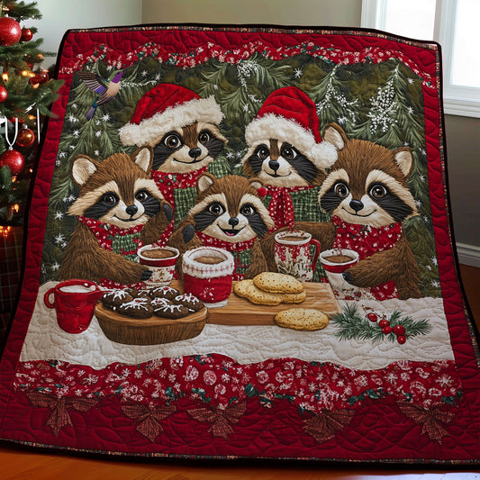 Family Raccoon WY1311023CL Quilt