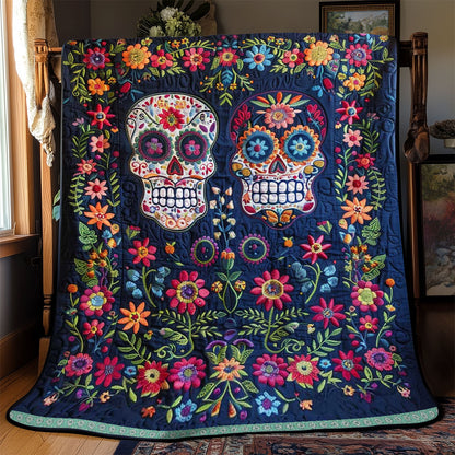 Sugar Skulls WJ1109022CL Quilt