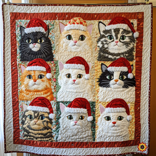 Santa Cat WY0611008CL Quilt