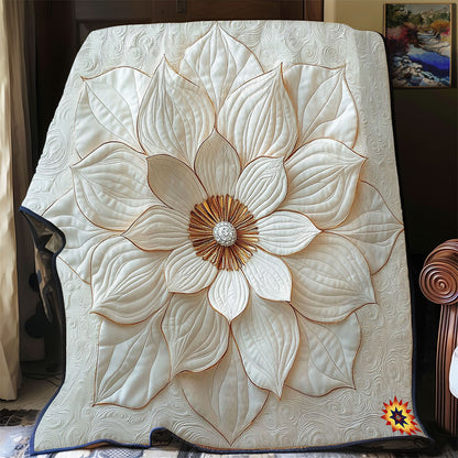 White Flower WY0312007CL Quilt