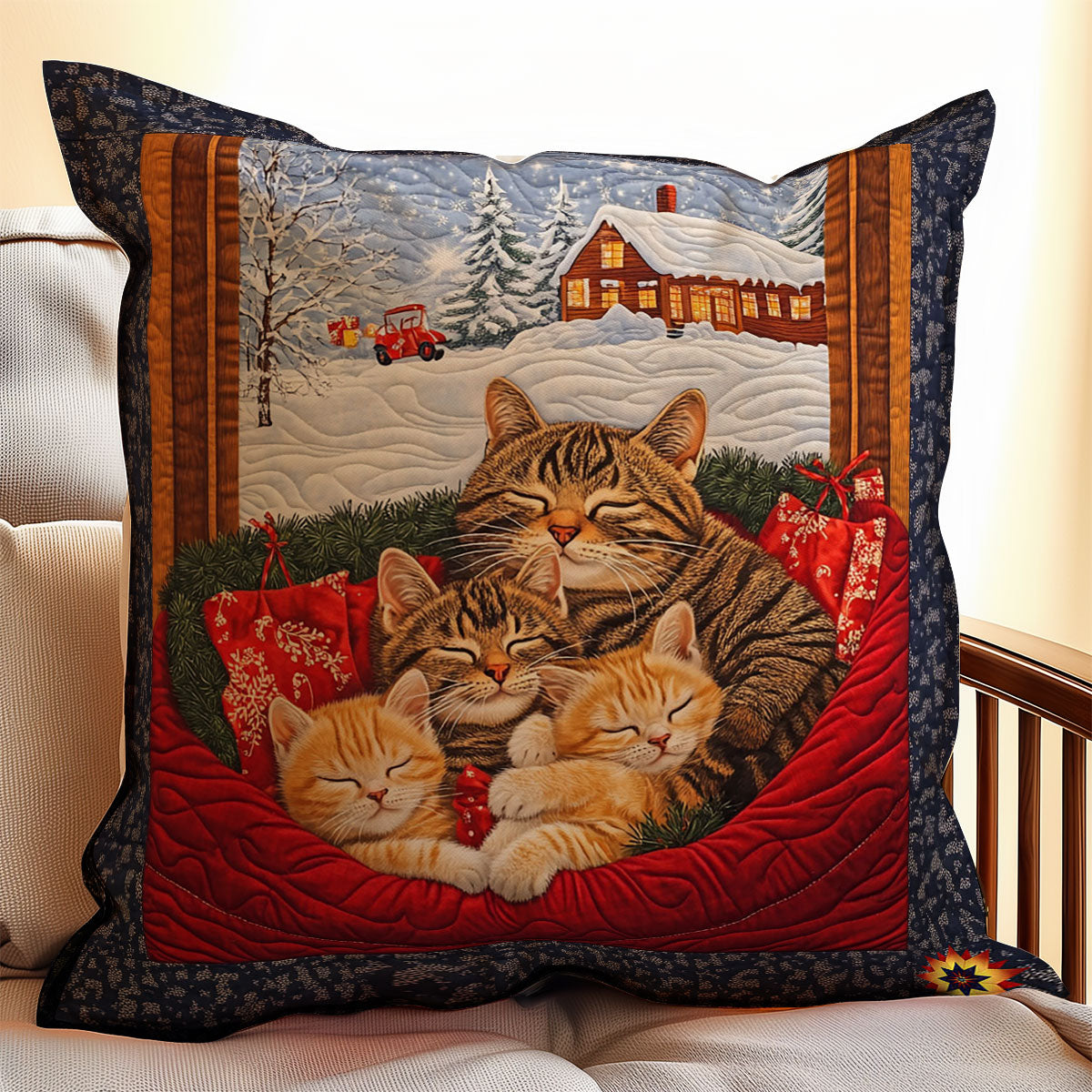 Sleeping Cat WY2911068CL Quilt Pillow Case