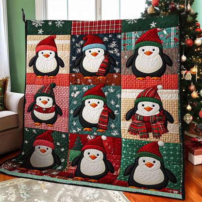 Christmas Penguin WJ3009004CL Quilt