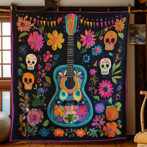 Cultural Guitar Bloom WN1311032CL Quilt