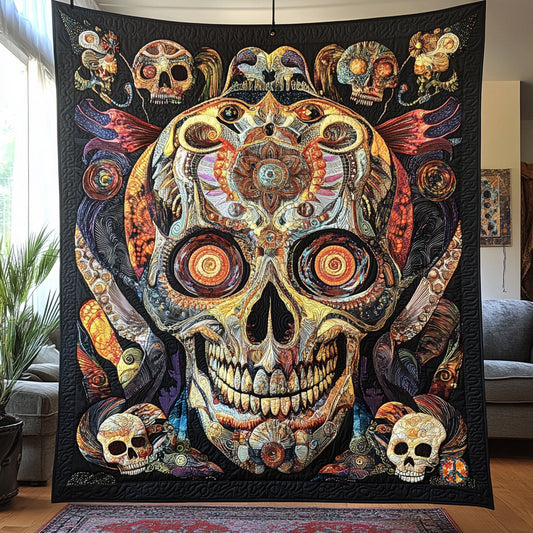 Abstract Skull WU2210002CL Quilt