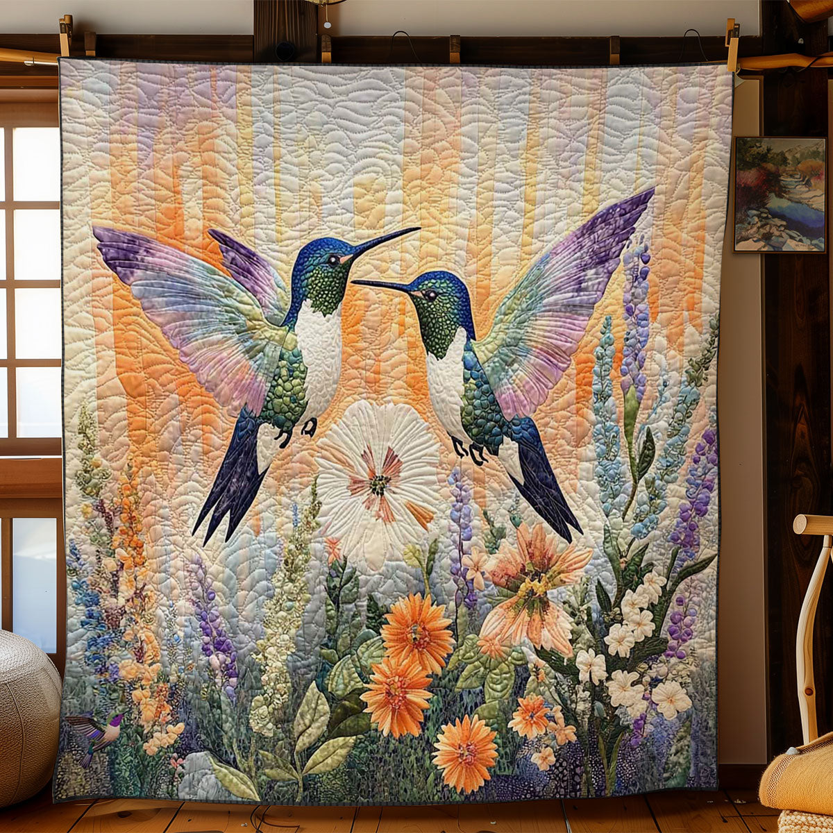 Dancing Hummingbird WN2810084CL Quilt