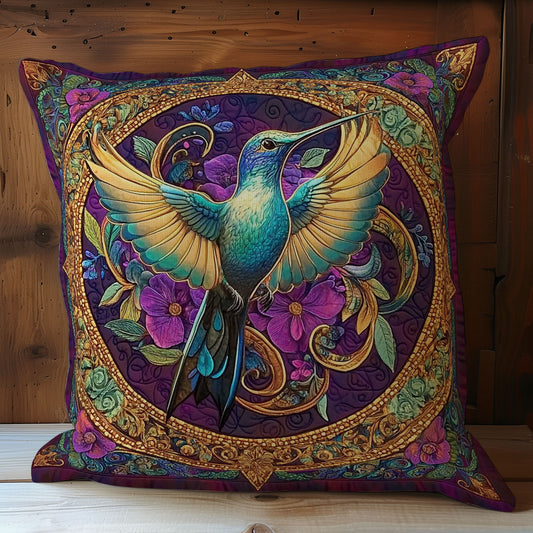 Hummingbird In Mystic Mandala WY0602104CL Quilt Pillow Case