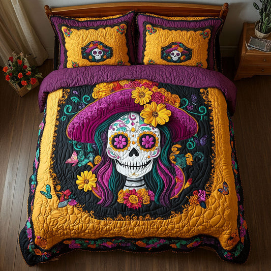 Flor De Muerte CP0508047CL Duvet  Cover Set