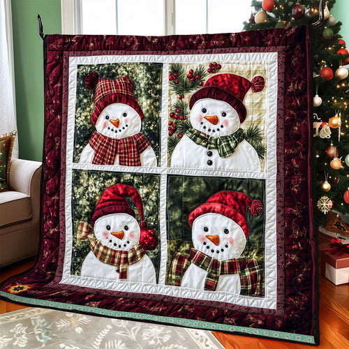 Christmas Snowman WJ0912009CL Quilt