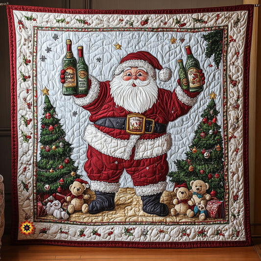 Funny Santa Claus WX0312012CL Quilt