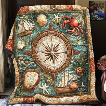Compass In Ocean WY2201056CL Quilt