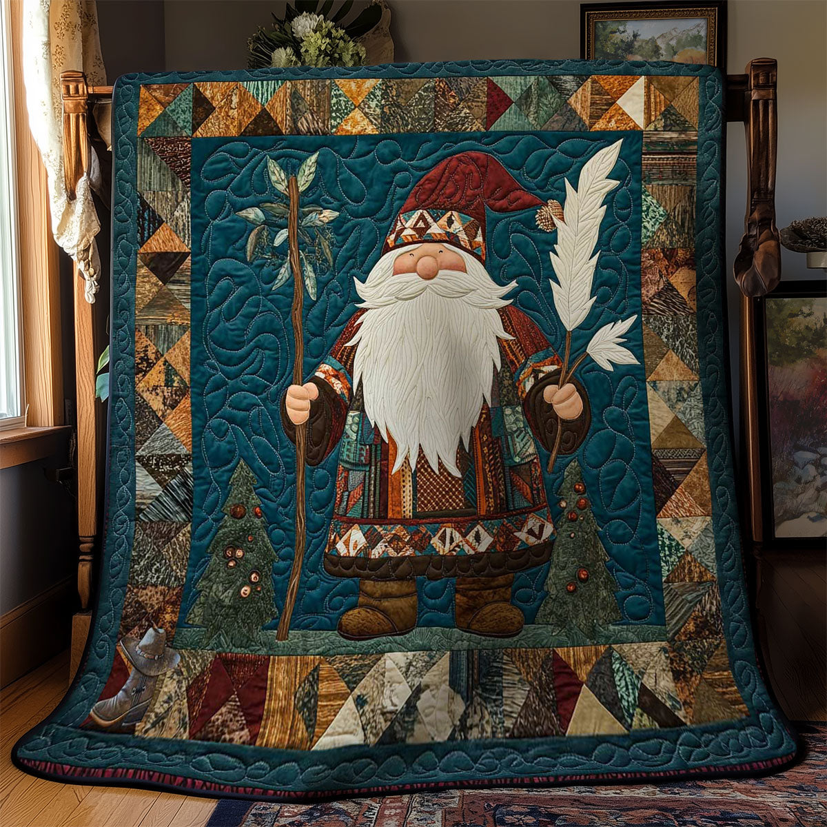 Tribal Spirit Gnome WN1311012CL Quilt