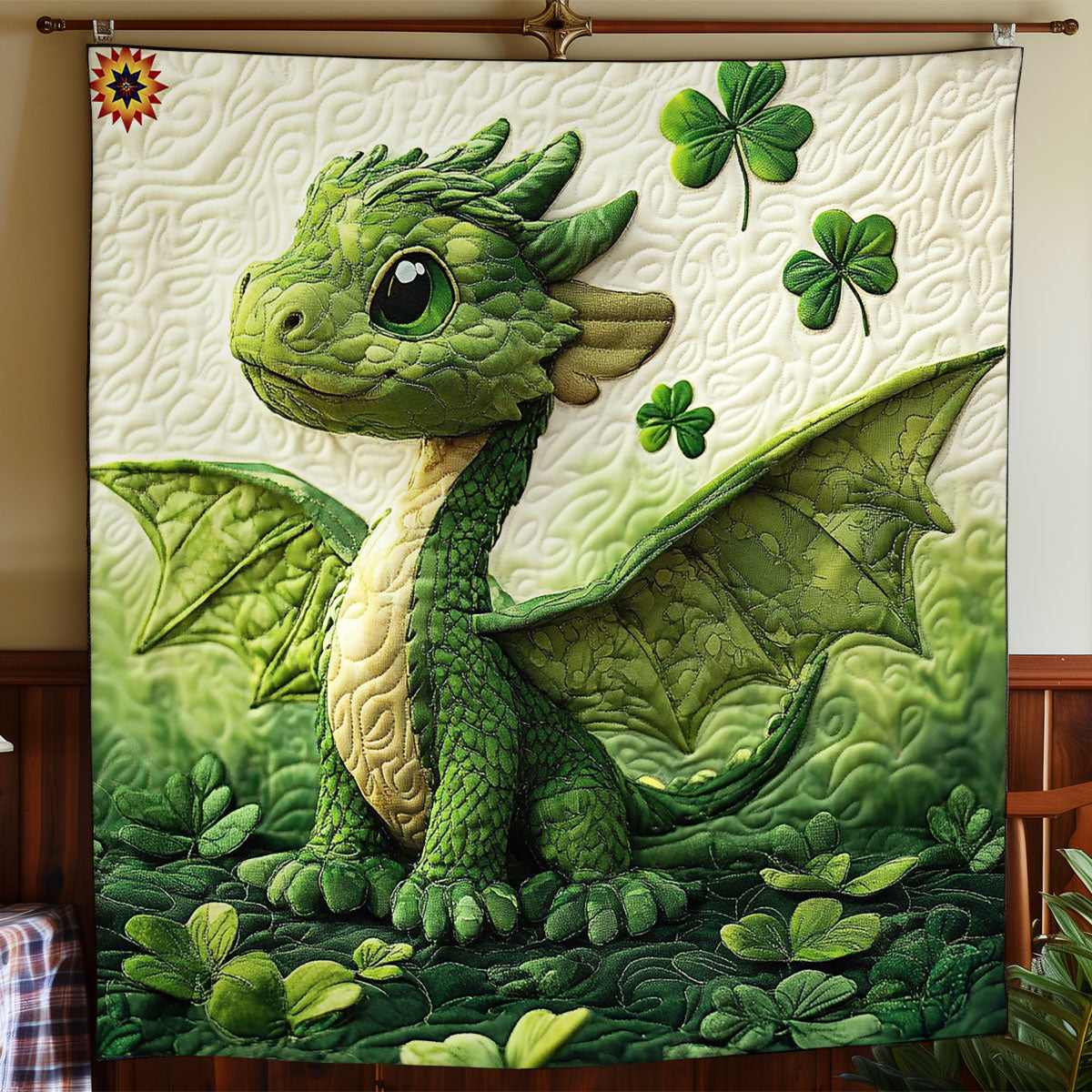 Clover Dragon WY2111025CL Quilt