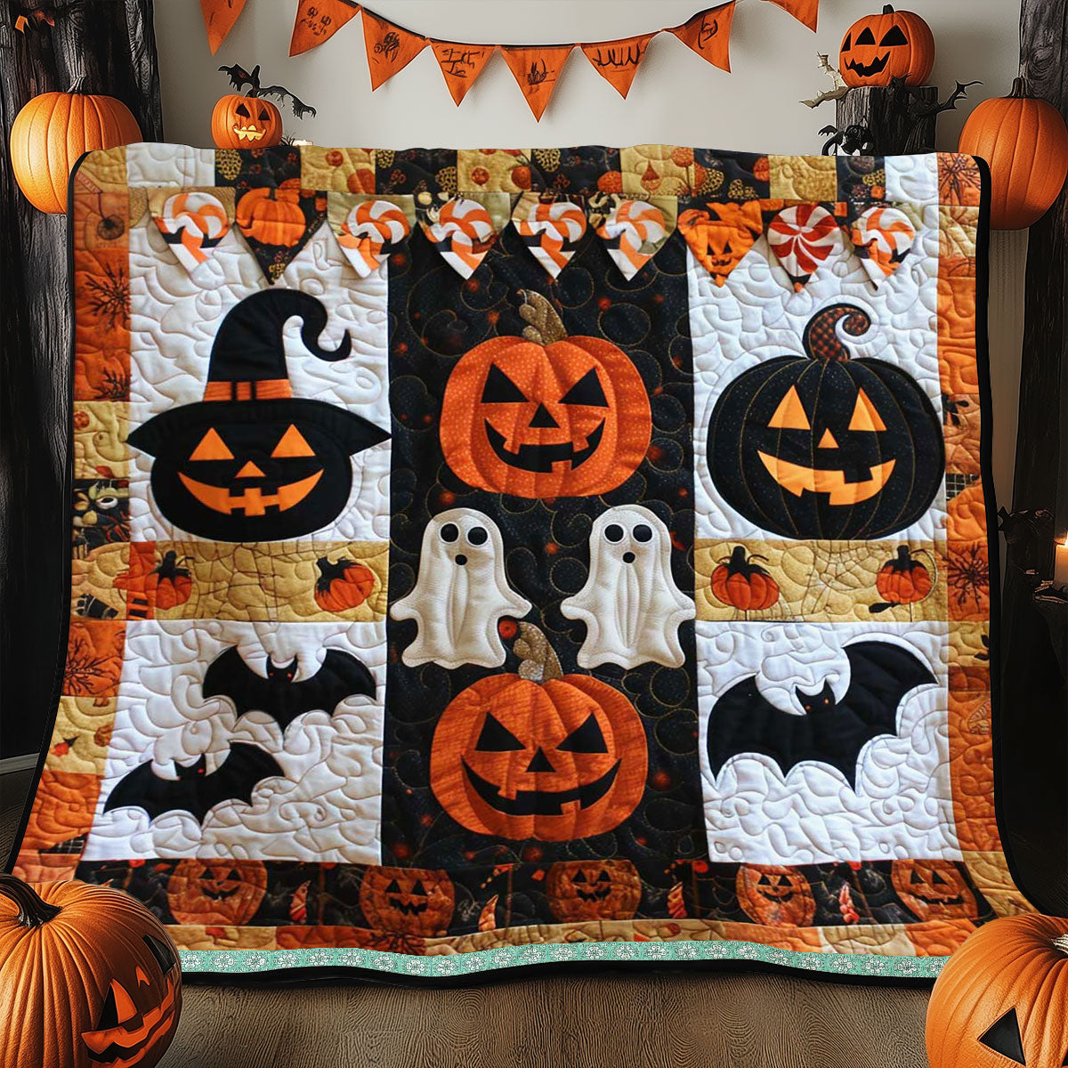 Spooky Halloween WJ2309026CL Quilt