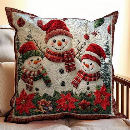 Winter Snowman WY2911065CL Quilt Pillow Case