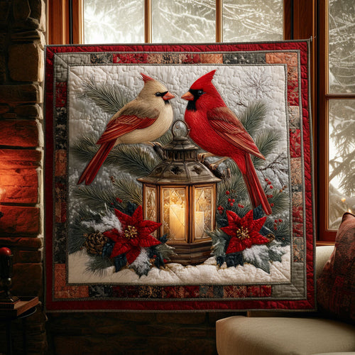 Christmas Cardinal CW2110003CL Quilt