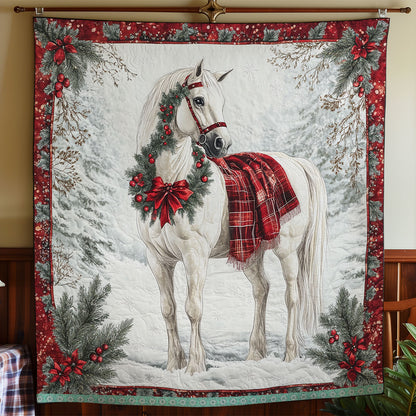 Horse Christmas WX1612023CL Quilt