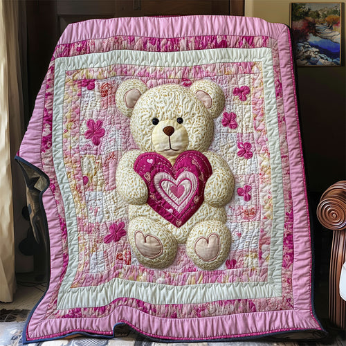 Teddy Bear Valentine WX2201046CL Quilt