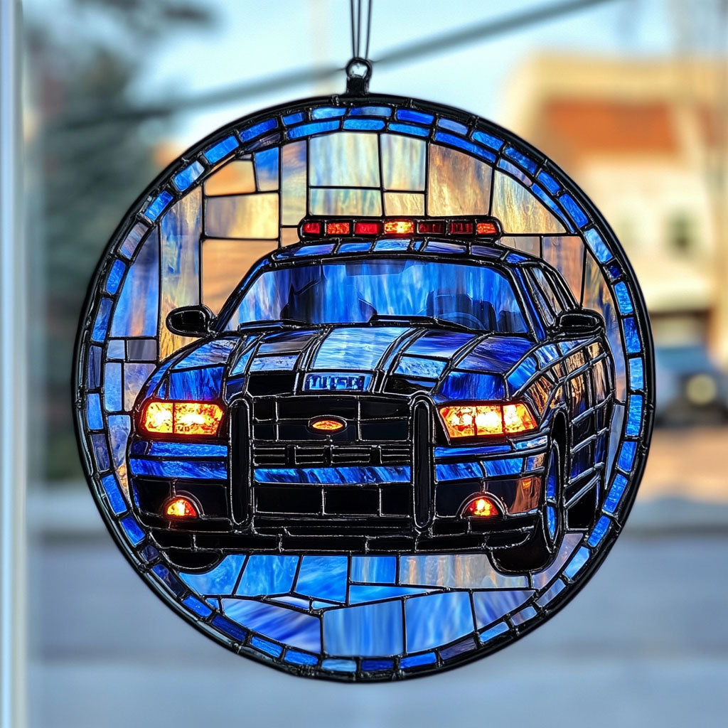 Police WU0810001CL Stained Glass Suncatcher