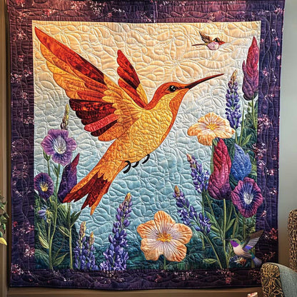 Hummingbird's Floral Haven WN0910114CL Quilt