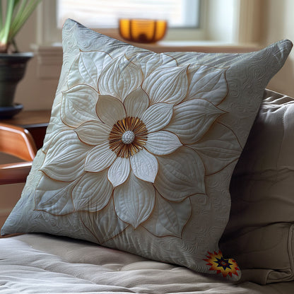 White Flower WY0312113CL Quilt Pillow Case