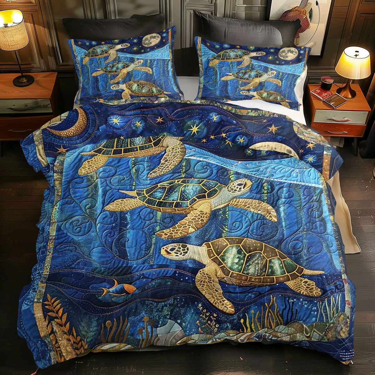 Sea Turtle WJ1309036CL Duvet Cover Set