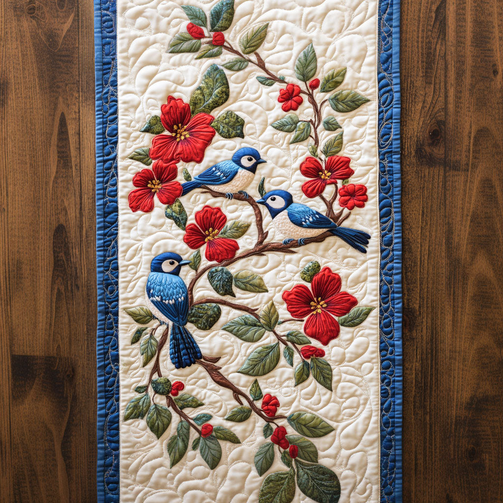 Vibrant Wings CP2404020CL Quilted Table Runner