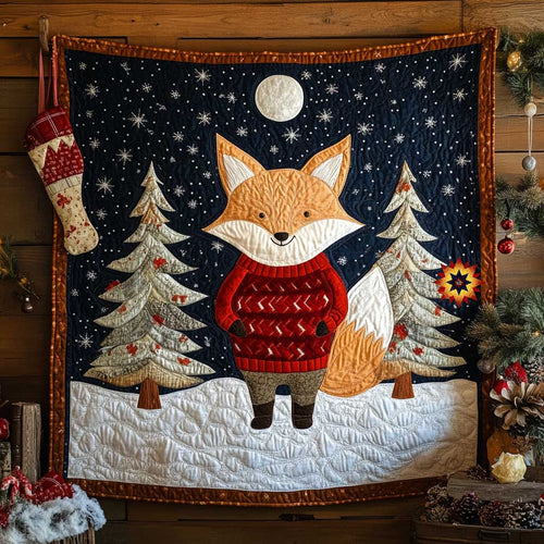 Cozy Christmas Fox WN0711018CL Quilt