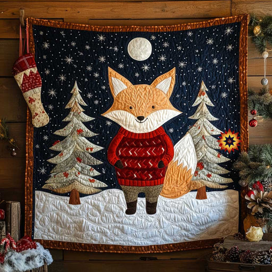 Cozy Christmas Fox WN0711018CL Quilt