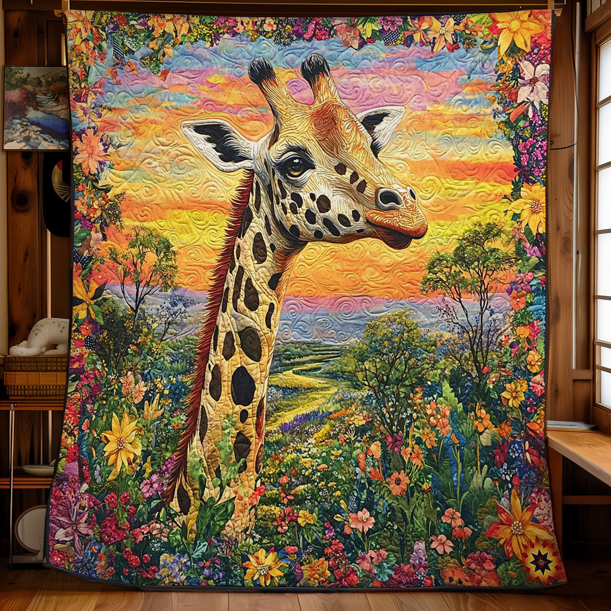 Giraffe WY2711009CL Quilt