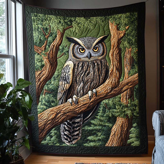 Ancient Forest Owl WP1309017CL Quilt