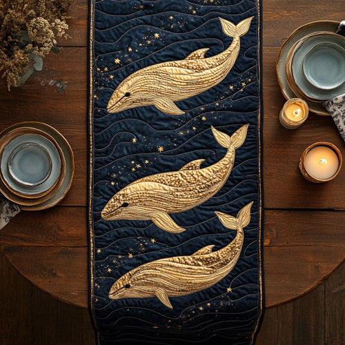 Mystic Whale CW1705213CL Quilted Table Runner